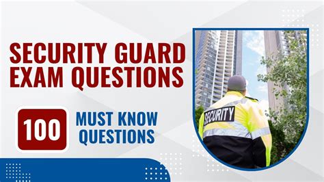 is the security guard test hard|security guard exam questions.